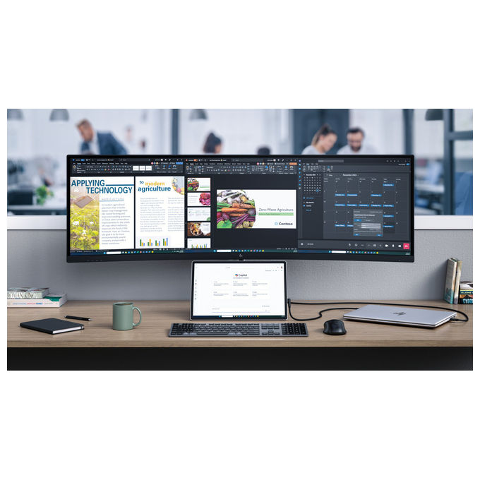 HP, Monitor Curvo 49'', DQHD, Serie 5 Pro, 549pm, Nero