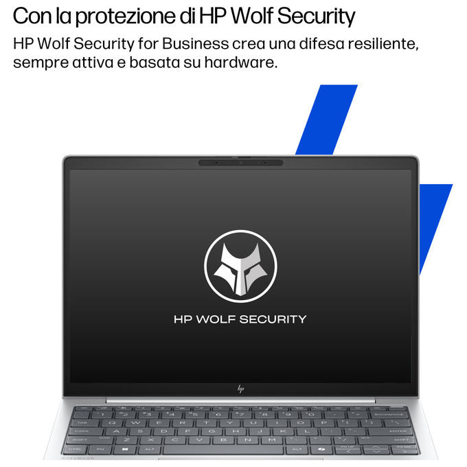 HP D76LMET EliteBook 8 G1i Notebook AI PC 13.3 Intel Core Ultra 5 225U 16GB 512GB SSD Windows 11 Pro Argento