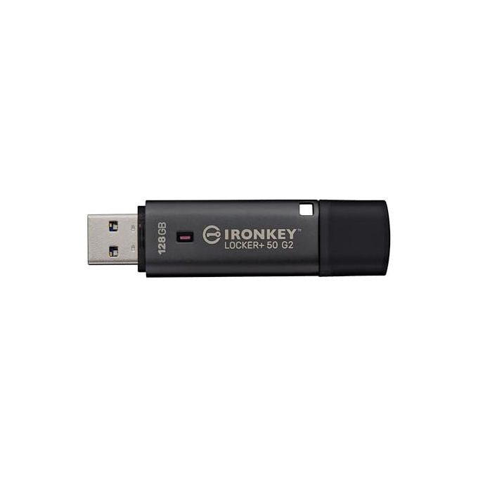 Kingston Ironkey Locker+ 50 G2 128GB Crittografata USB 3.2 Nero