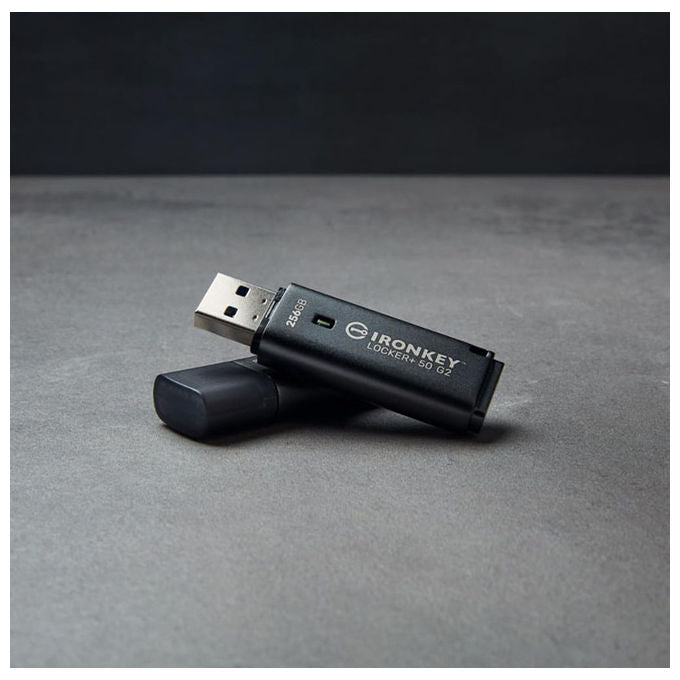 Kingston Ironkey Locker+ 50 G2 128GB Crittografata USB 3.2 Nero