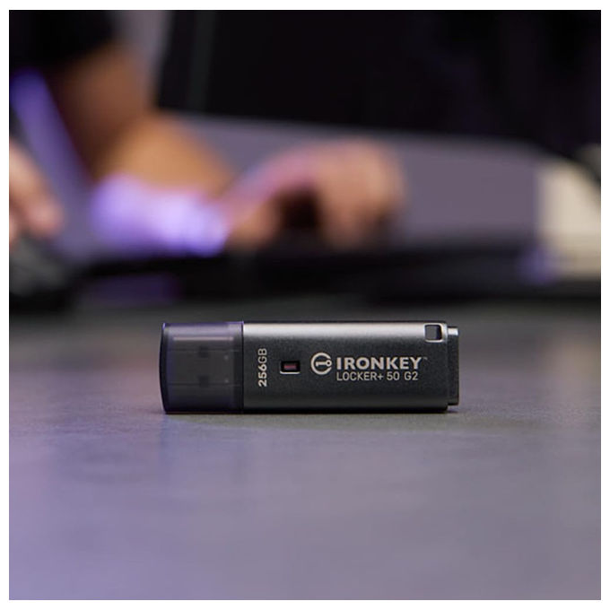 Kingston Ironkey Locker+ 50 G2 128GB Crittografata USB 3.2 Nero