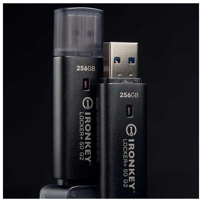 Kingston Ironkey Locker+ 50 G2 128GB Crittografata USB 3.2 Nero
