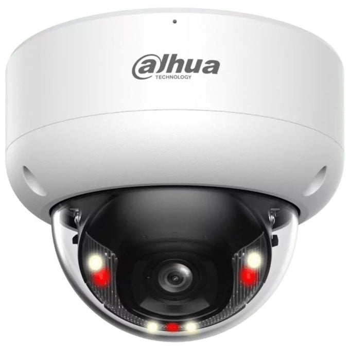 Dahua Telecamera Dome IP WizSense 4MP 2.8mm PoE Esterno IP67 DH-IPC-HDBW3449EP-S-IL-0280B