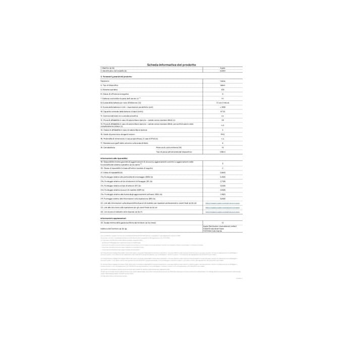 Apple MH5V4TY-A iPad Air 13'' Tablet M4 256GB Wi-Fi 7 Display Liquid Retina 12MP Touch ID colore Blu