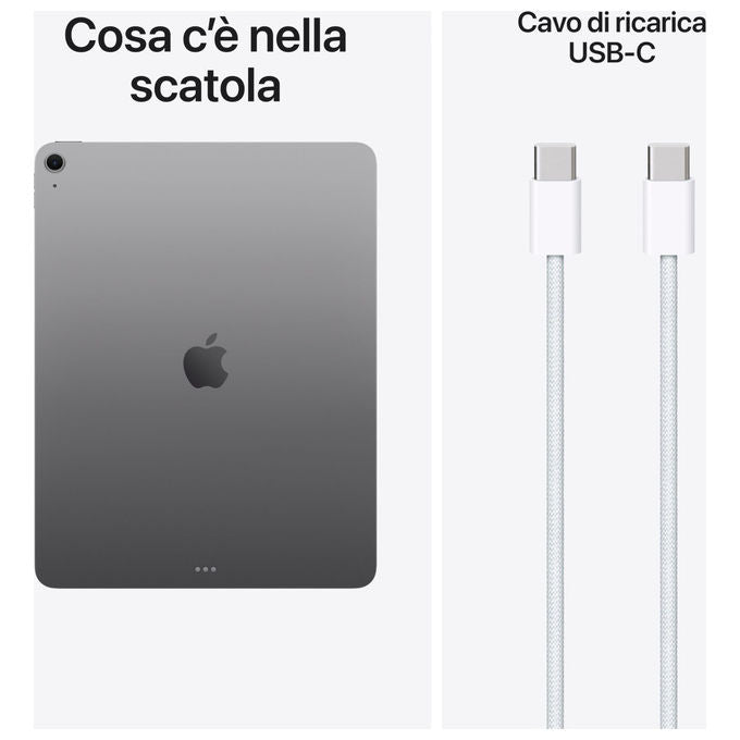 Apple, iPad Air 13'', Display Liquid Retina, 1 TB, Wi-Fi 7, Grigio siderale