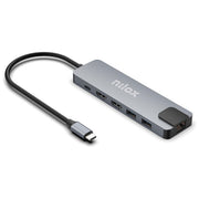 Nilox Docking Station USB-C Universale 13 in 1 Grigio Alluminio