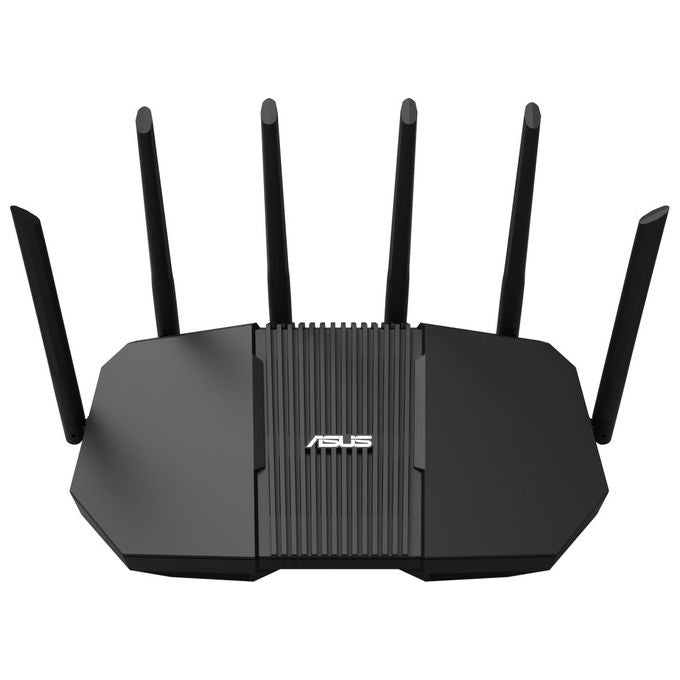 Asus, Router Wi-Fi 7 RT-BE90U, Tri-Band 2.5 Gigabit Ethernet, AiMesh, Nero