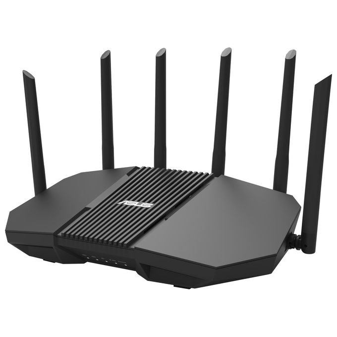 Asus, Router Wi-Fi 7 RT-BE90U, Tri-Band 2.5 Gigabit Ethernet, AiMesh, Nero