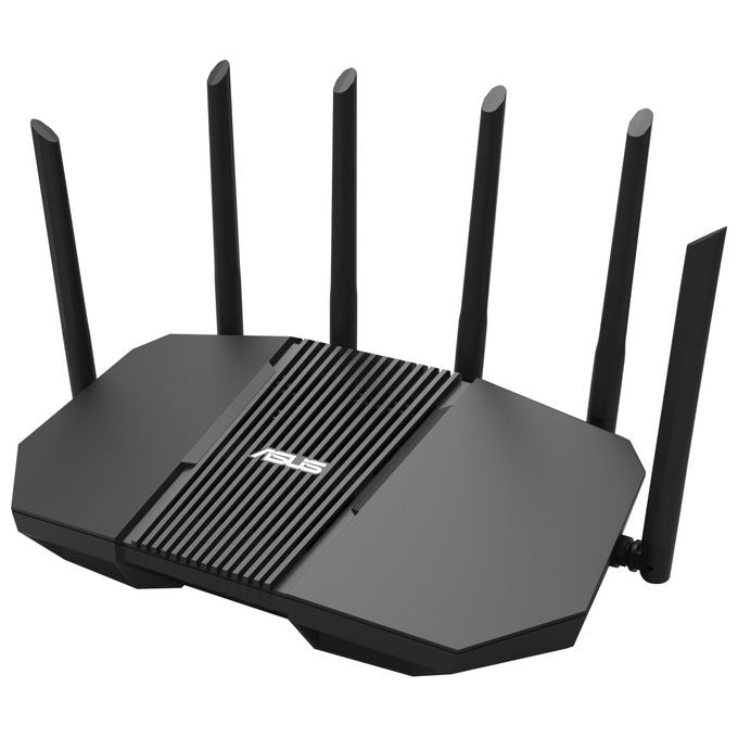 Asus, Router Wi-Fi 7 RT-BE90U, Tri-Band 2.5 Gigabit Ethernet, AiMesh, Nero