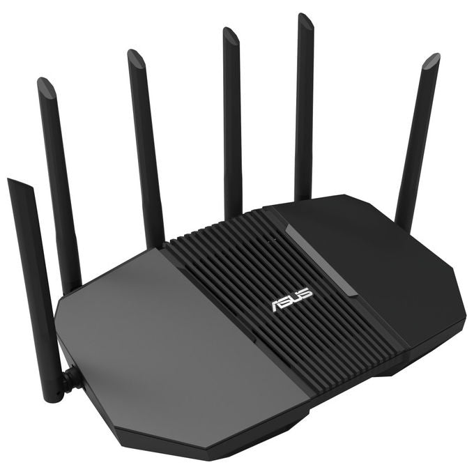Asus, Router Wi-Fi 7 RT-BE90U, Tri-Band 2.5 Gigabit Ethernet, AiMesh, Nero