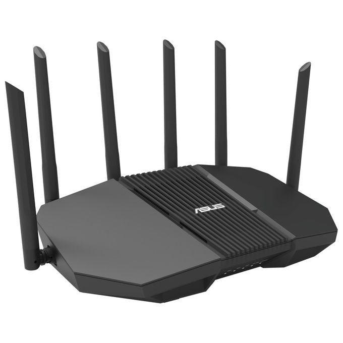 Asus, Router Wi-Fi 7 RT-BE90U, Tri-Band 2.5 Gigabit Ethernet, AiMesh, Nero