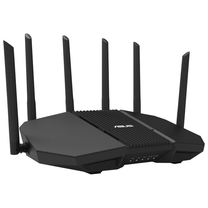 Asus, Router Wi-Fi 7 RT-BE90U, Tri-Band 2.5 Gigabit Ethernet, AiMesh, Nero