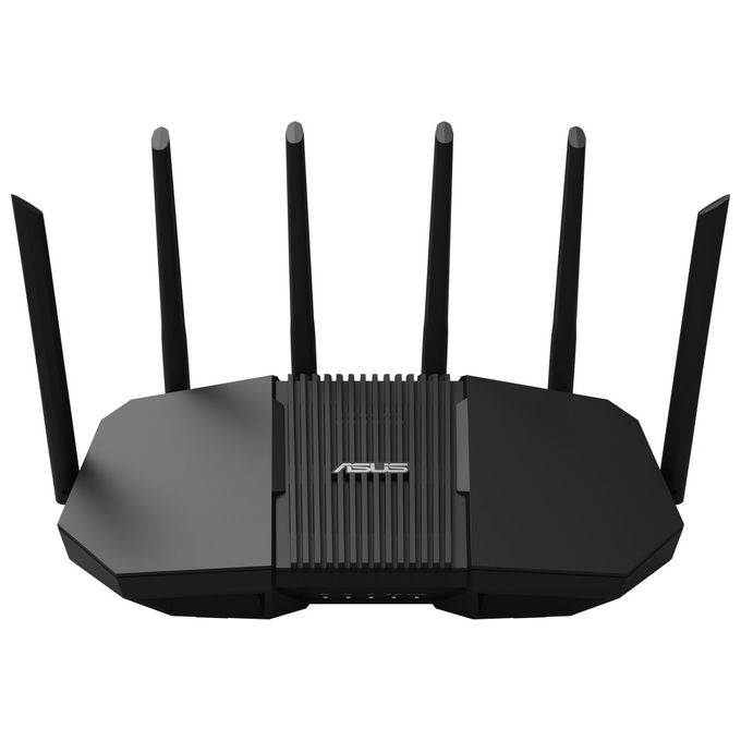 Asus, Router Wi-Fi 7 RT-BE90U, Tri-Band 2.5 Gigabit Ethernet, AiMesh, Nero