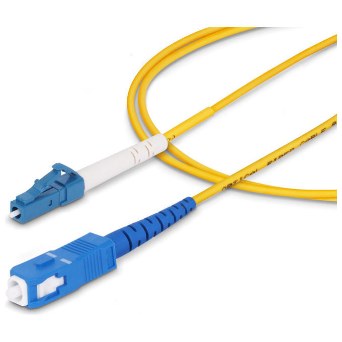 Startech.com Cavo Fibra Ottica 3m Singlemode OS2 LC a SC UPC LSZH Giallo