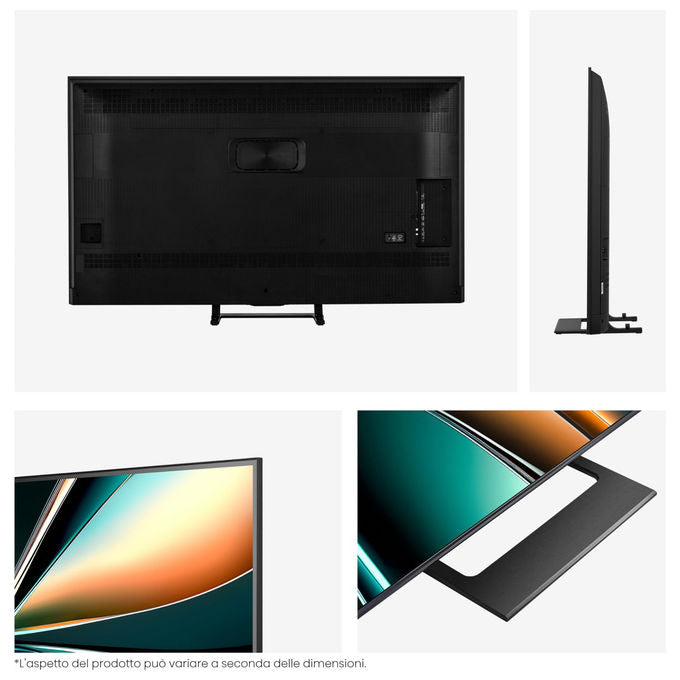 Hisense, Tv Mini-Led 55U72Q, 55 Pollici, 4K 144Hz, Smart Tv, Dolby Vision Atmos