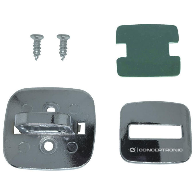 Conceptronic Ancoraggio di Sicurezza, Argento, per Scrivania, in Zinco