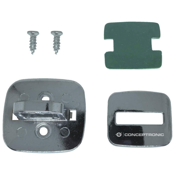 Conceptronic Ancoraggio di Sicurezza, Argento, per Scrivania, in Zinco