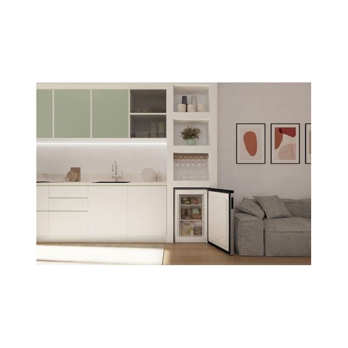 Candy CNUQ2L58EX City 300 Congelatore Verticale 90 L 86 cm Classe E 37 dB Low Frost 3 Cassetti colore Argento