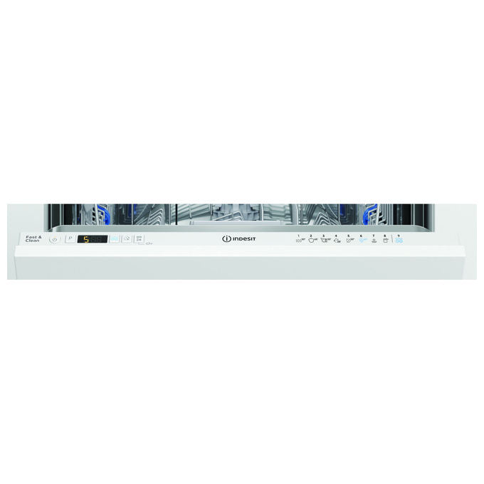 Indesit IN2IFC14BN6 Lavastoviglie da incasso 14 coperti Classe C 44 dB 9 programmi pannellabile (82x60x55 cm) colore Bianco