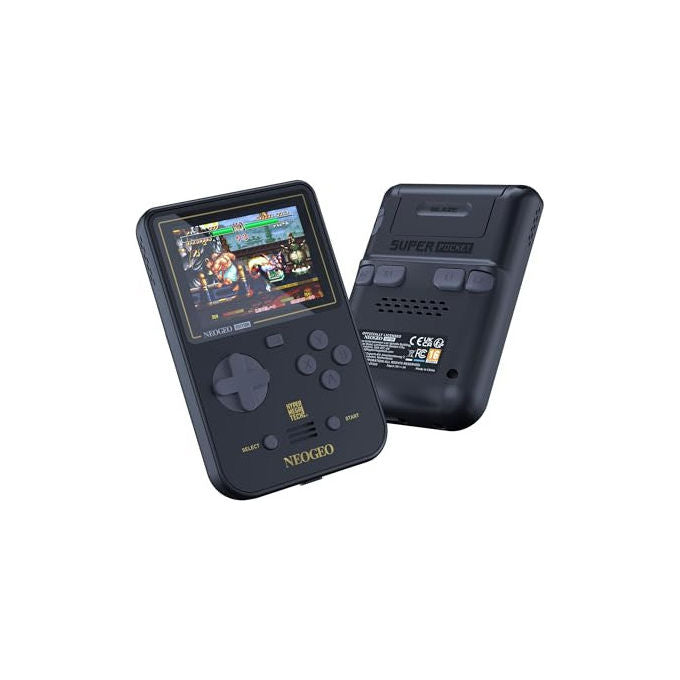 Blaze Entertainment BLZB27.UK.61ST Super Pocket NeoGeo Console Retrogaming Portatile 14 Giochi Schermo IPS 2.8'' USB-C Compatibile Evercade colore Nero