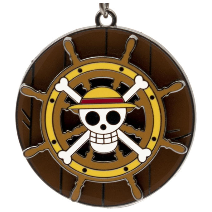 Abystyle portachiavi rotante Thousand Sunny's Helm, One Piece, metallo, 5 x 5 cm, accessorio anime