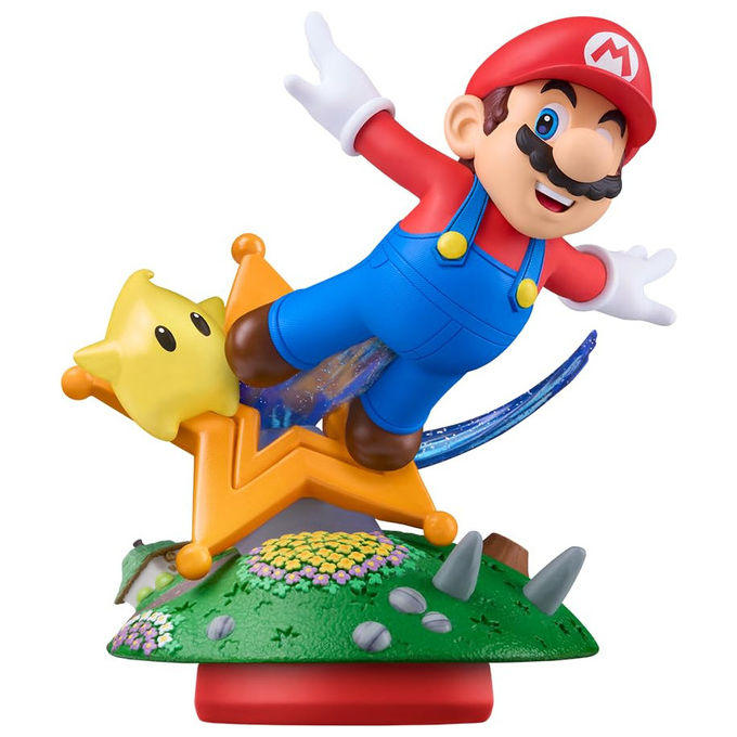 Nintendo amiibo Mario e Luma, Super Mario Galaxy, figure da collezione, compatibile Nintendo Switch
