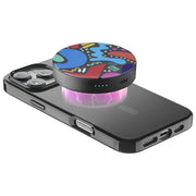 Cellularline Mag Vibe power bank MagSafe, 3000 mAh, ricarica wireless 5W, porta USB-C 12W, compatto, nero