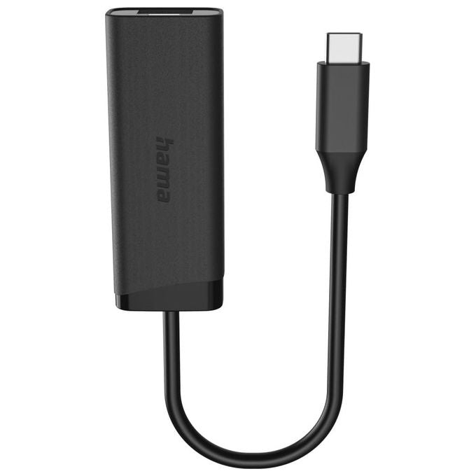 Hama adattatore USB-C a RJ45, scheda di rete LAN 2,5 Gigabit Ethernet, compatibile Thunderbolt, Plug and Play