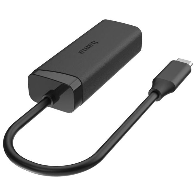 Hama adattatore USB-C a RJ45, scheda di rete LAN 2,5 Gigabit Ethernet, compatibile Thunderbolt, Plug and Play