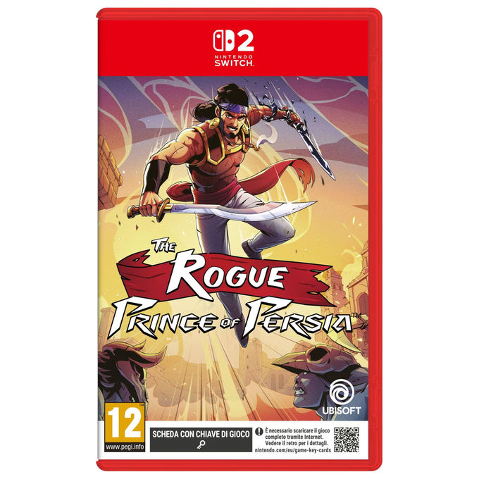 Ubisoft The Rogue Prince of Persia, Nintendo Switch 2, key card, gioco avventura, roguelite, parkour, combattimenti acrobatici