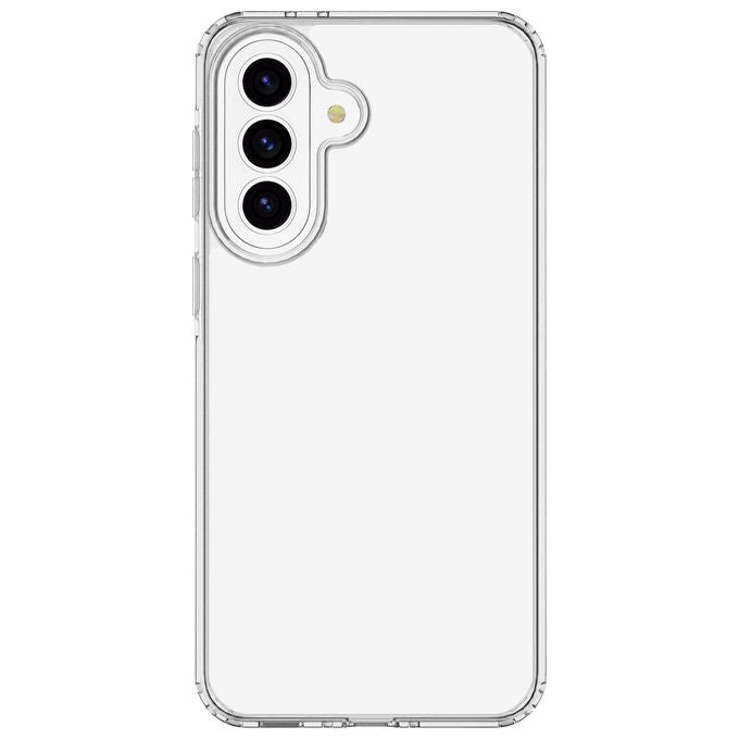 Cellularline cover trasparente Samsung Galaxy A37 CLEARDUOGALA37T custodia rigida con bordi in gomma antiurto antibatterica military test