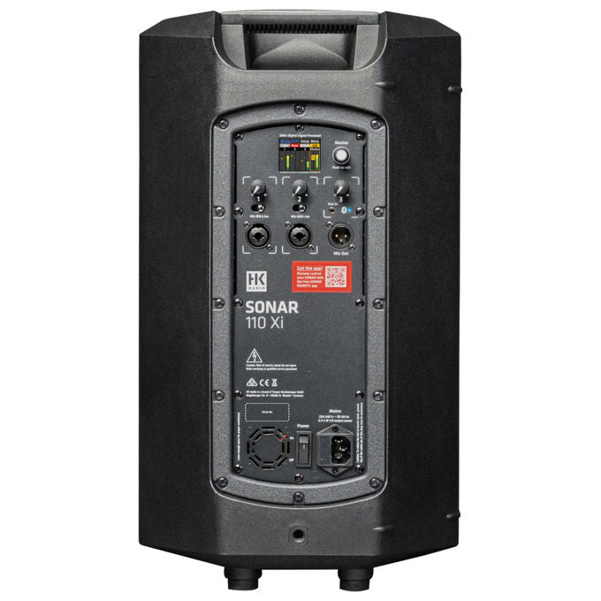 HK Audio Sonar 110 Xi, cassa attiva 10'', 800 W, 126 dB, DSP e mixer integrato, Bluetooth 5.0, diffusore full-range