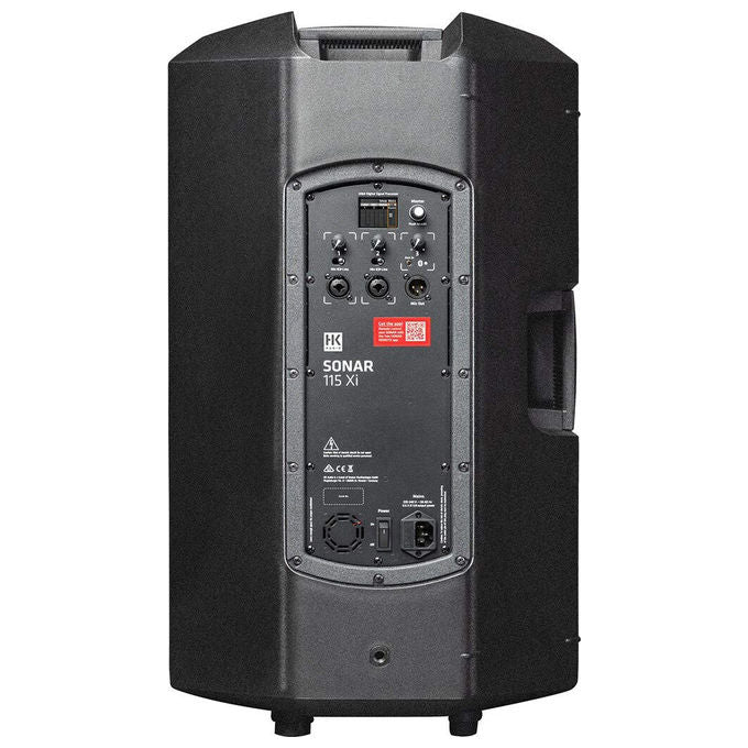 HK Audio Sonar 115 Xi, cassa attiva full range 15 pollici, 1200W, Bluetooth 5.0, DSP integrato, mixer 3 canali, nera