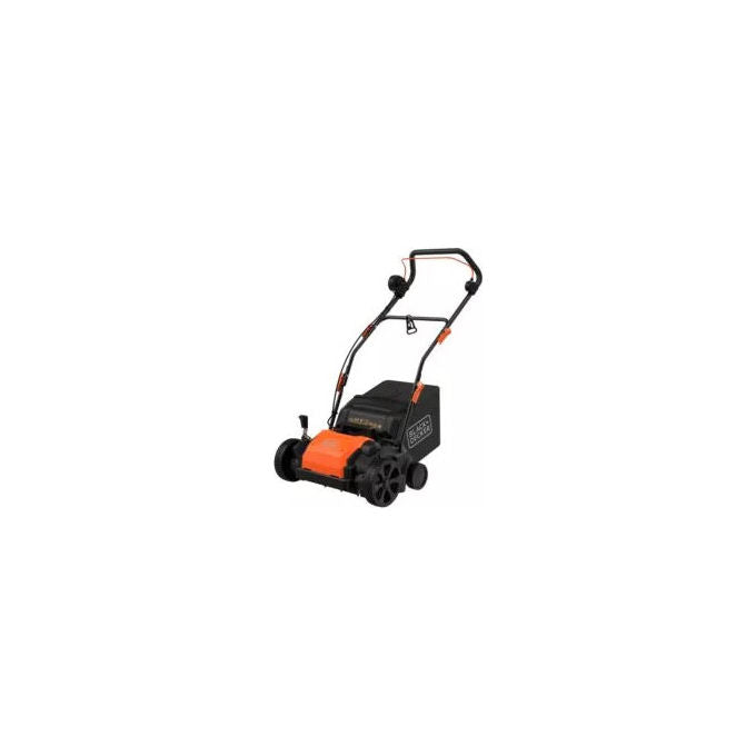 BLACK+DECKER scarificatore elettrico BEOEP320-QS, larghezza lavoro 30 cm, 1200w, 2 in 1 scarifica e aera, sacco 35 l, 5 altezze