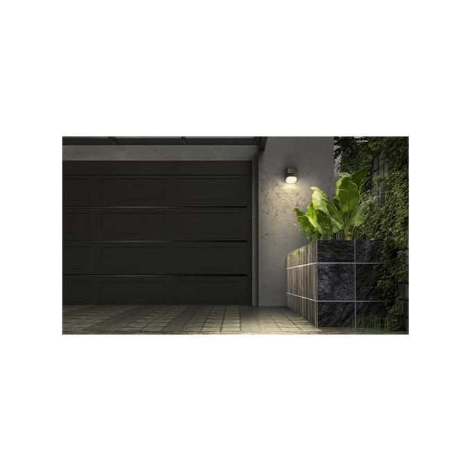 OSRAM Endura Style Solar Bright Turn, lampada solare da parete, sensore di movimento, IP54, 890 lm, testa regolabile, grigio scuro