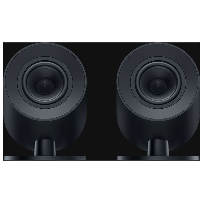 Razer Nommo V2 X, altoparlanti gaming 2.0, full range, Bluetooth 5.0, USB-C, THX Spatial Audio, 20W, nero