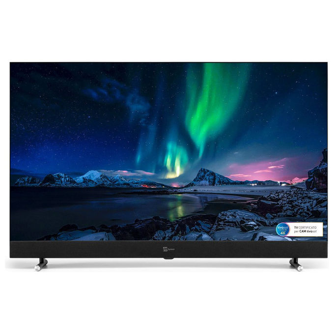 Telesystem smart tv 43 pollici QLED 4K UHD, Vidaa U6, DVB-T2 S2, HDR10, Hotel mode, tivu'sat 4K, FL SMV15