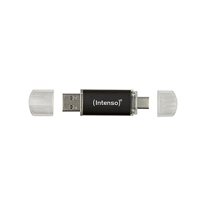 Intenso Twist Line chiavetta USB doppia 256 GB USB-C e USB-A USB 3.2 Gen 1 70 MB-s antracite