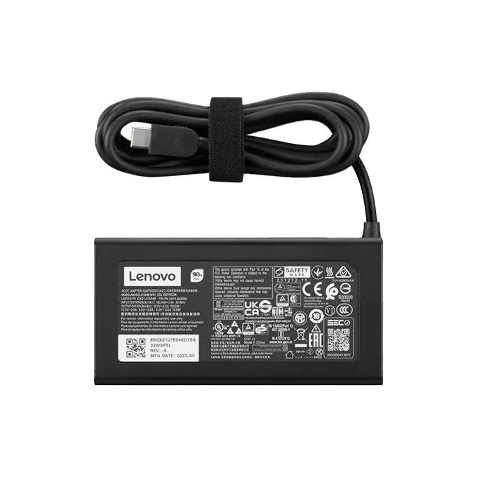 Lenovo adattatore ca USB-C 100 W, compatibile ThinkPad, interno, ricarica rapida, nero, 4X21M37469