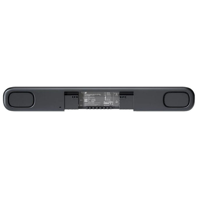 Sennheiser TeamConnect Bar M, videobar all-in-one per videoconferenza, 4K 30fps, 6 microfoni beamforming, 4 altoparlanti, compatibile Microsoft Teams e Zoom