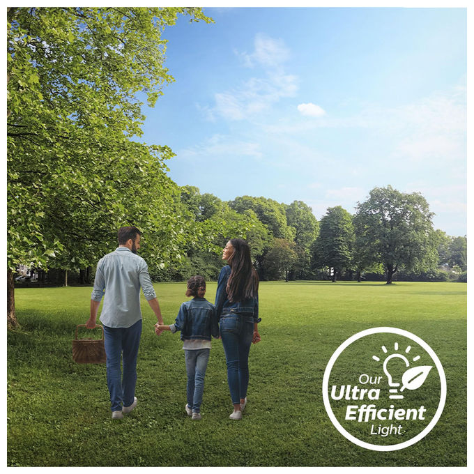 Philips lampadina LED candela E14, classe A, 2,3W equivalente 40W, luce Bianco caldo 2700K, 485 lumen, forma B35 chiara