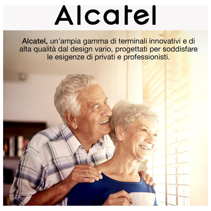 Alcatel TMAX 10+, telefono fisso con filo per anziani, tasti grandi, vivavoce, audio boost, tasti con foto, suoneria forte, compatibile apparecchi acustici