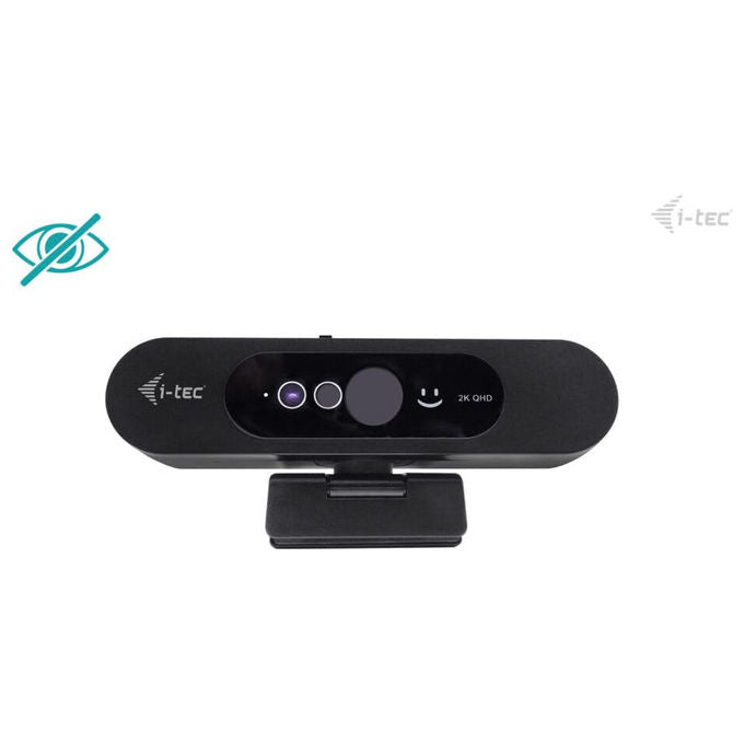 I-tec webcam 2K Solomon WH200, Windows Hello, risoluzione 2560x1440, 92°, microfono integrato, plug and play, nera