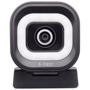 I-tec Solomon 700 Stream webcam 4K, autofocus PDAF, luce ad anello LED, doppio microfono stereo, Full HD 60fps, plug and play
