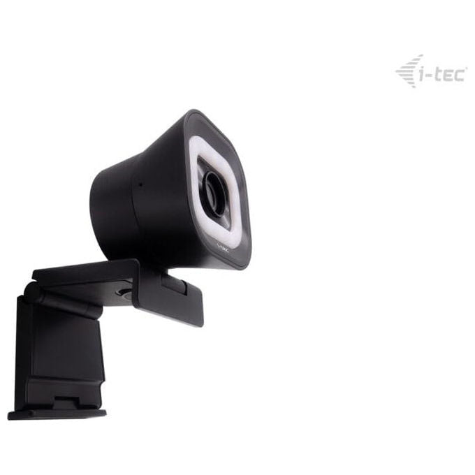 I-tec Solomon 700 Stream webcam 4K, autofocus PDAF, luce ad anello LED, doppio microfono stereo, Full HD 60fps, plug and play