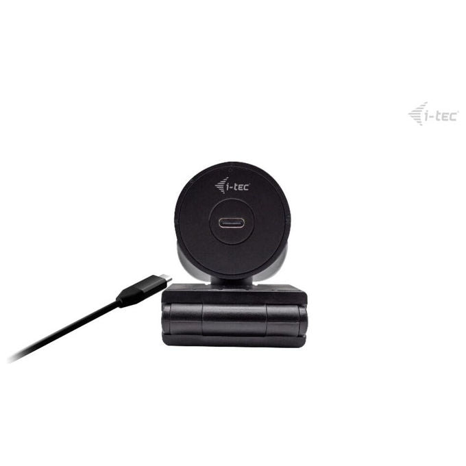 I-tec Solomon 700 Stream webcam 4K, autofocus PDAF, luce ad anello LED, doppio microfono stereo, Full HD 60fps, plug and play