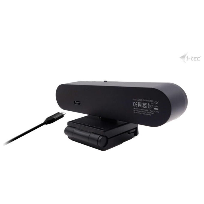 I-tec Solomon Pro 900 webcam 4K, auto framing, WDR, doppio microfono integrato, zoom digitale, picture-in-picture, USB, plug-and-play