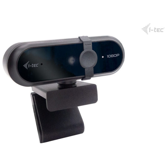 I-tec CAMSOLOMONF100 Solomon 100 Webcam Full HD 1080p 2 MP Messa a fuoco fissa Microfono integrato Plug and Play colore Nero