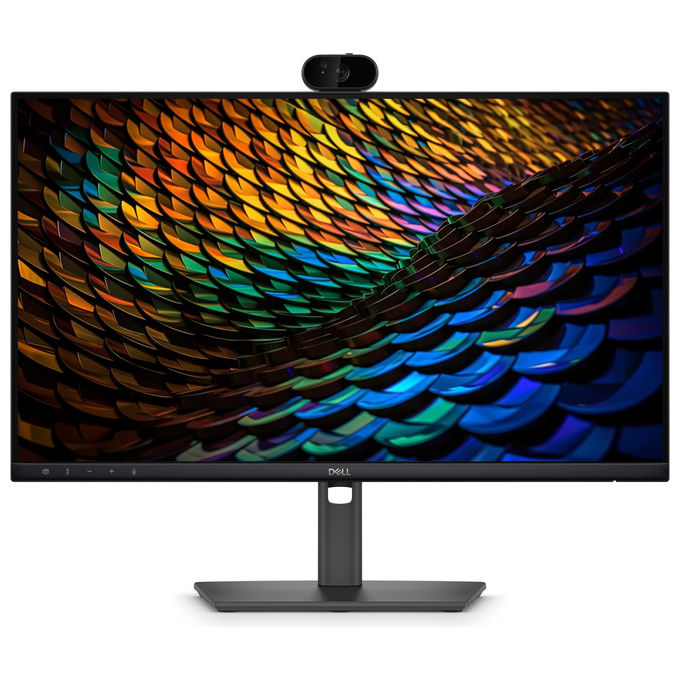 Dell monitor 24 pollici Full HD IPS, P2426HEB, webcam 4MP, altoparlanti, USB-C 90W, hub USB, ethernet, 120Hz