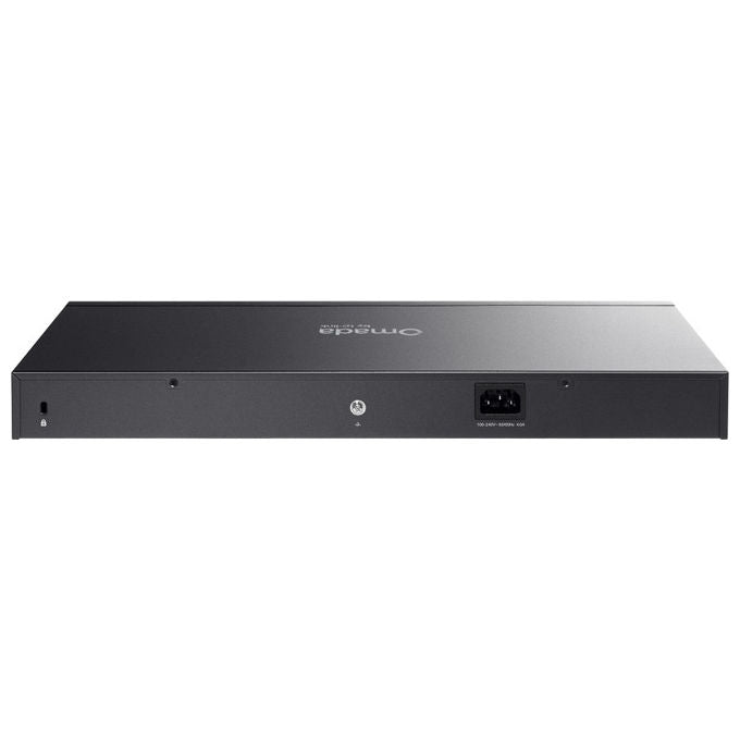 TP-Link Omada ES228GP, switch gestito L2, 26 porte Gigabit, 24 porte PoE+, 2 slot SFP, 250W, montaggio rack, nero